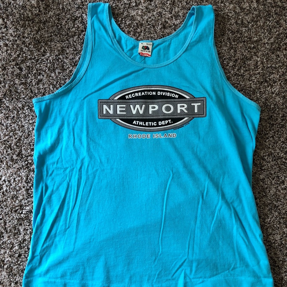 Vintage Newport Rhode Island Tank Top, Made in USA